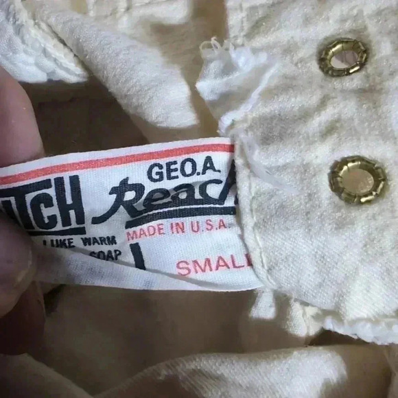 1970s Football Pants Hutch sz S boys. Geo. A.Reach quilted padding - Picture 6 of 7